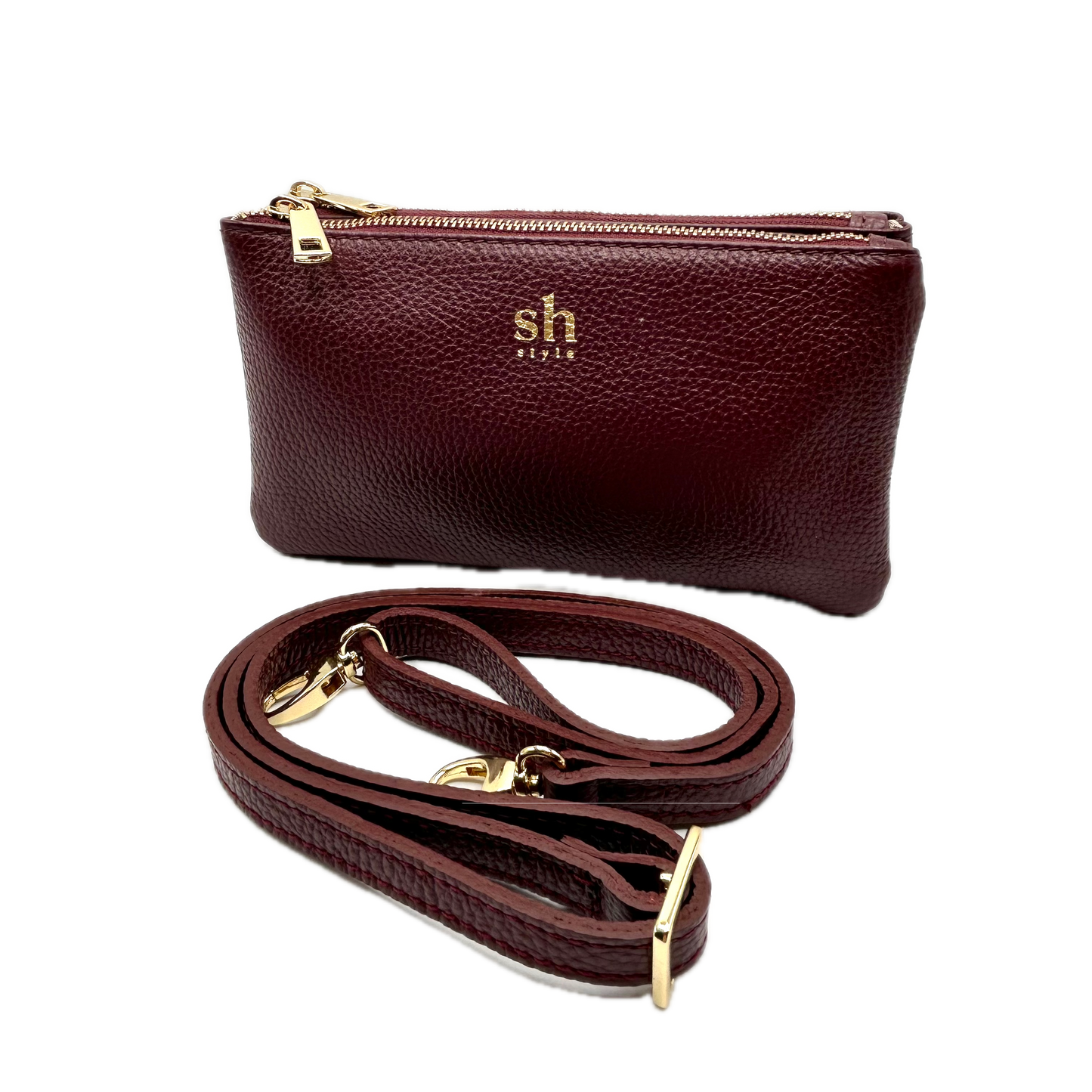 CASUAL pochette in pelle morbida con tracolla